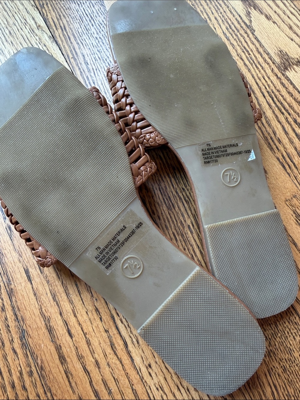 a new day Brown Woven Slide Mules - Picture 3 of 3